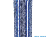 Dørforheng Arisol chenille 185x56cm grå/hvit