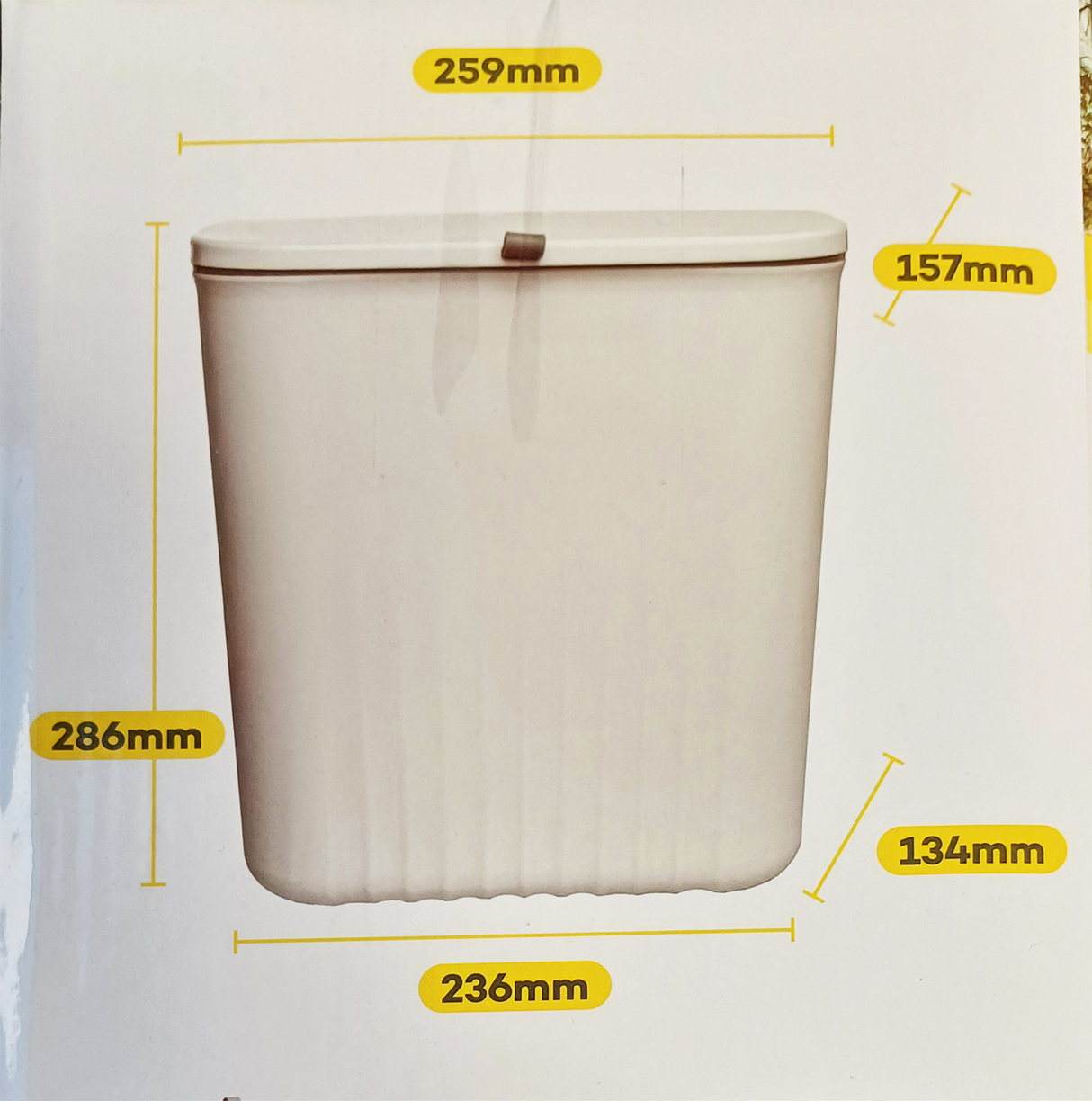 Søppelkasse Brescia swing out lid