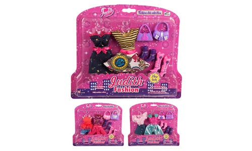 JUDITH DRESS+TILBEHØR ASS Pris pr. stk