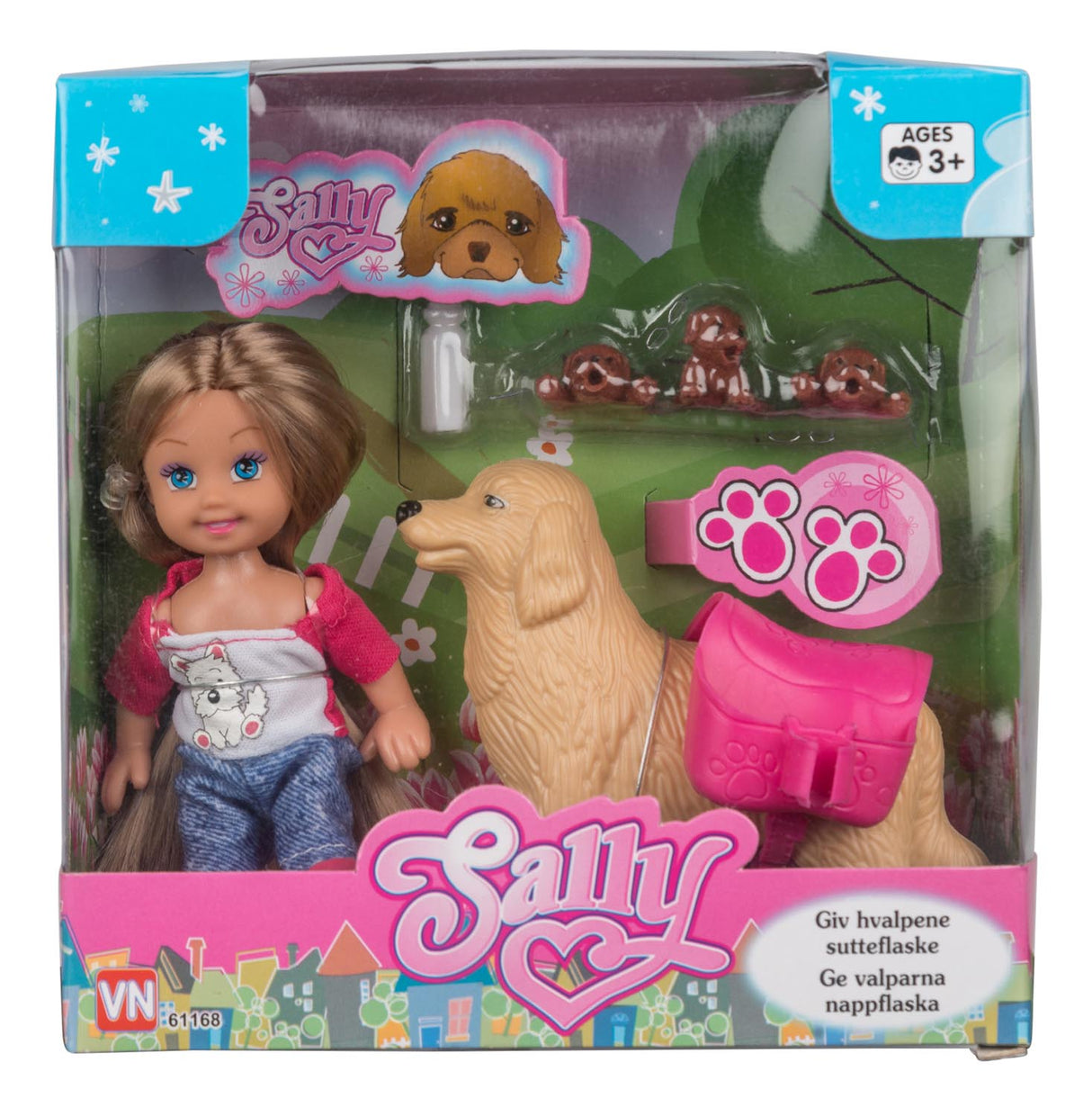 SALLY DUKKEmHUND+3 HVALPE Pris pr. stk