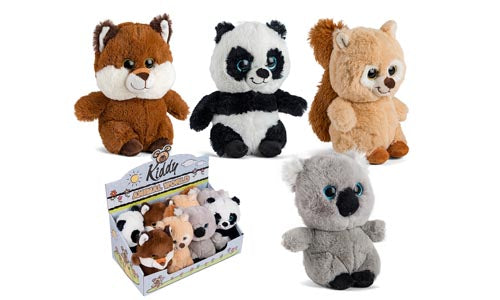 KIDDY PLYSJ JUNGLEDYR 18c Pris pr. stk