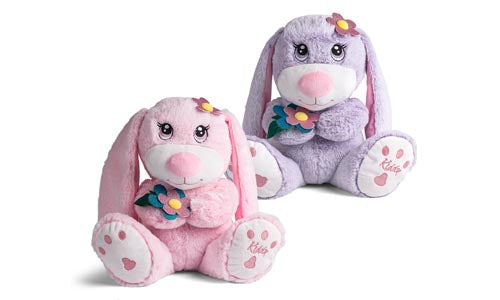 KIDDY KANIN M BLOMST 31cm Pris pr. stk