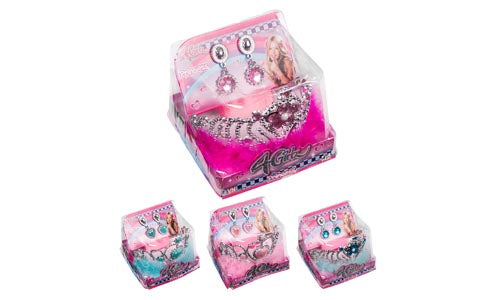 4-girlz Diadem Blå/pink