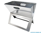 Kullgrill Tom sammenleggbar rustfritt stål 50x26x4