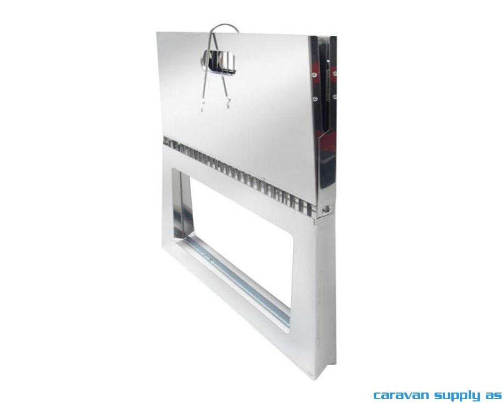 Kullgrill Tom sammenleggbar rustfritt stål 50x26x4