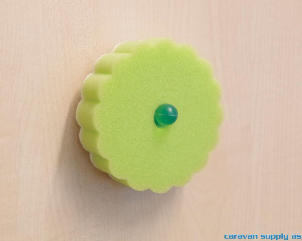 Svamp med sugekopp Gimex 3+1 limegrønn