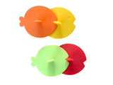 Lokk til glass Gimex Fishlid silikon 4 pk.