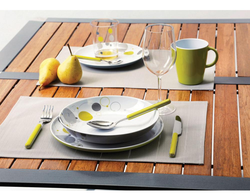 Bordbrikke Brunner Delicia 30x45cm grå