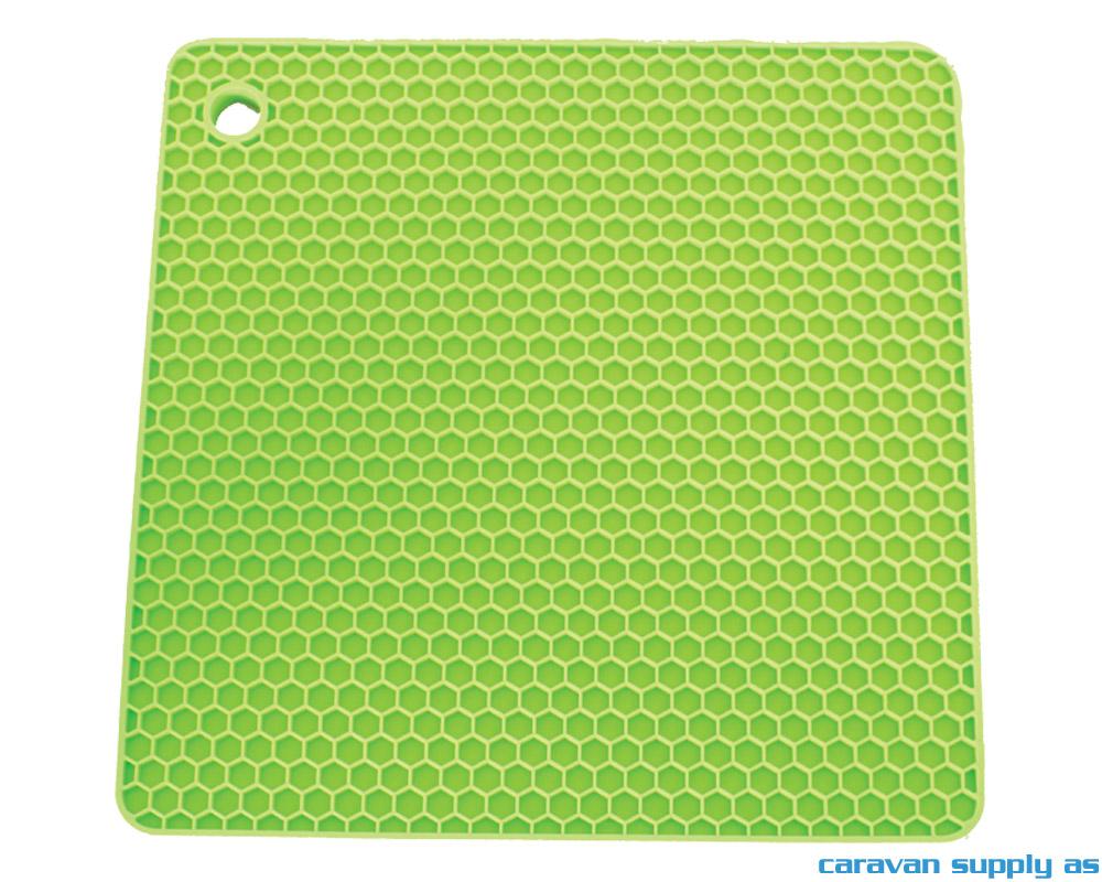 Grytelapp LotusGrill silikon kvadrat limegrønn