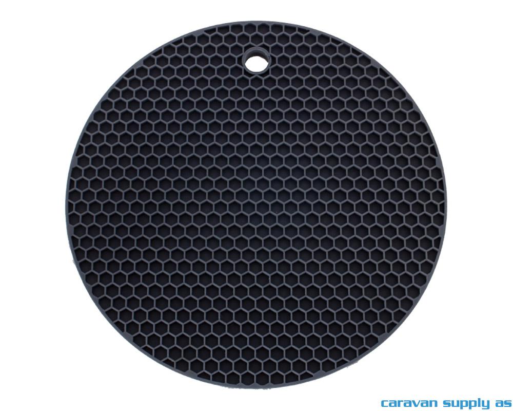 Grytelapp LotusGrill silikon rund antrasitt