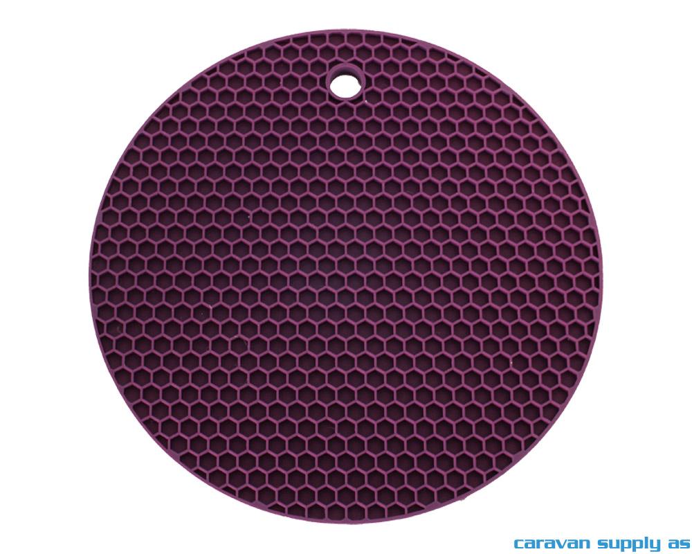 Grytelapp LotusGrill silikon rund lilla