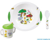 Servise Brunner til barn 3-deler Jungle Parade 6m+