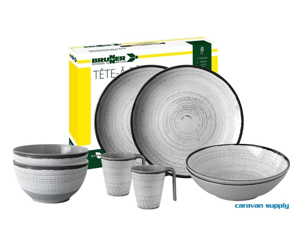 Service Brunner tête-à-tête Tivoli 8 pcs til 2prs