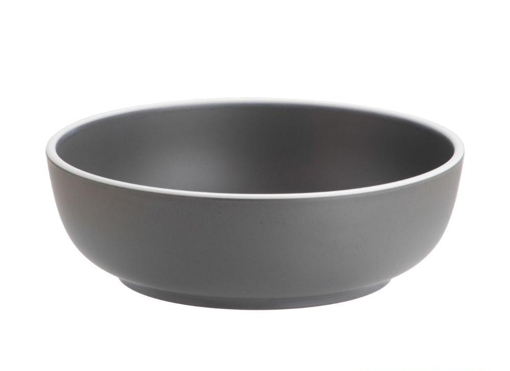 Salat bolle Brunner Dolomit mørk grå Ø25 cm