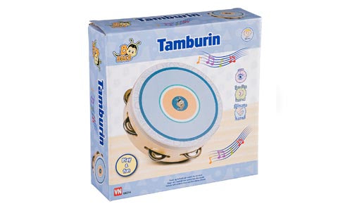 B BEEZ TRE/PLAST TAMBURIN Pris pr. stk