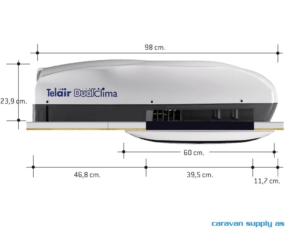 Klimaanlegg Teläir Dualclima 8400H 6,5-8m