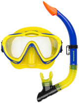 Dykkemaske med snorkel for Junior