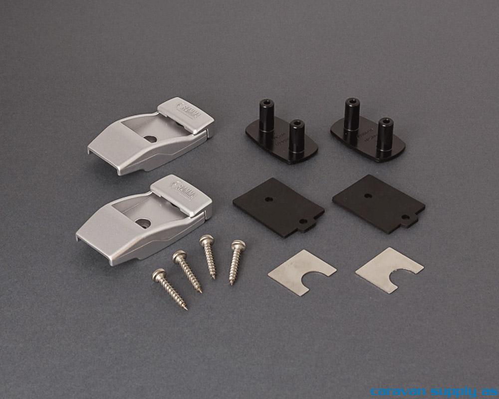 Wall brackets alu titanium 2pcs 98655-728