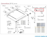 Right + left rafter end part CS 250 98670-08-