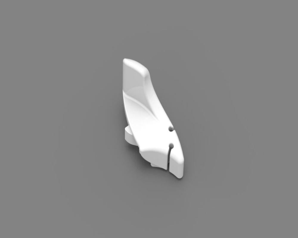 Left lead bar end cap f65l polar 98665-01-