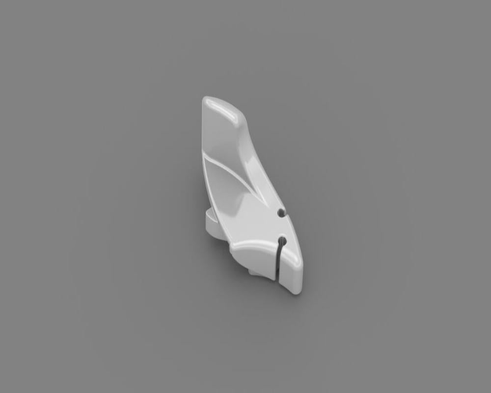 Left lead bar end cap f65l titanium 98665T01-