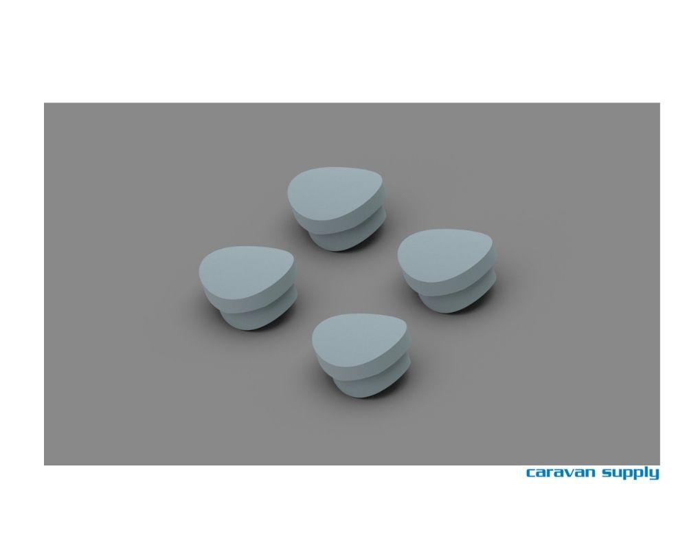 Kit terminal end caps roof rail 98658-006