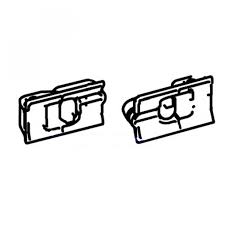 LH+RH gliding pieces tension arms