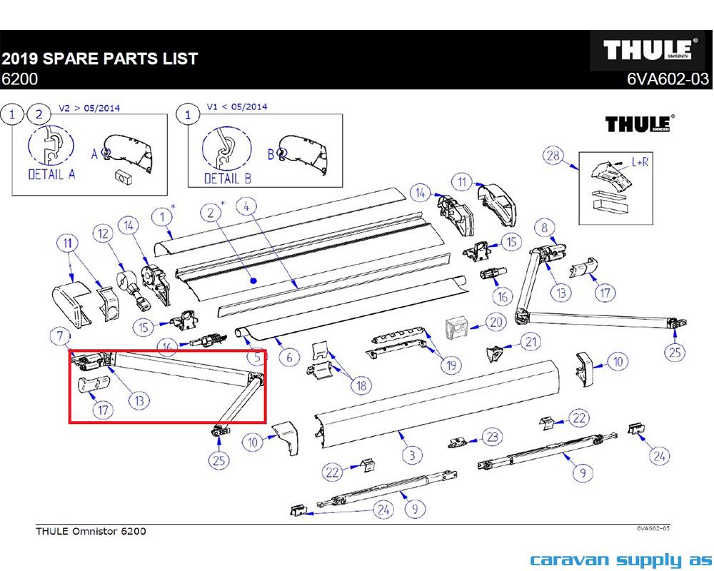 L.H. spring arm 6200 from 3m 1500602597