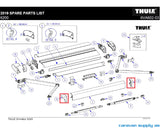 LH+RH endcap leadrail 6200 white 1500602600