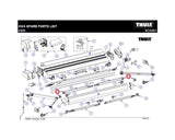 Endcap tension arm L+R 6300 1500603345