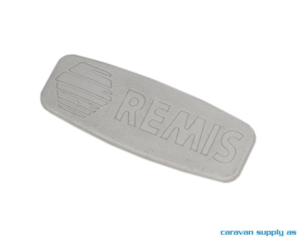 Cover plate REMIS logo (front IV 2008) grå 1002528