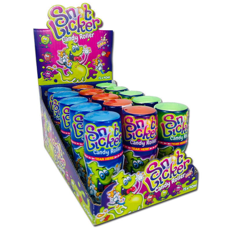 Snot Licker Candy Roller in Display 15 Stk salgenheter pr. display
