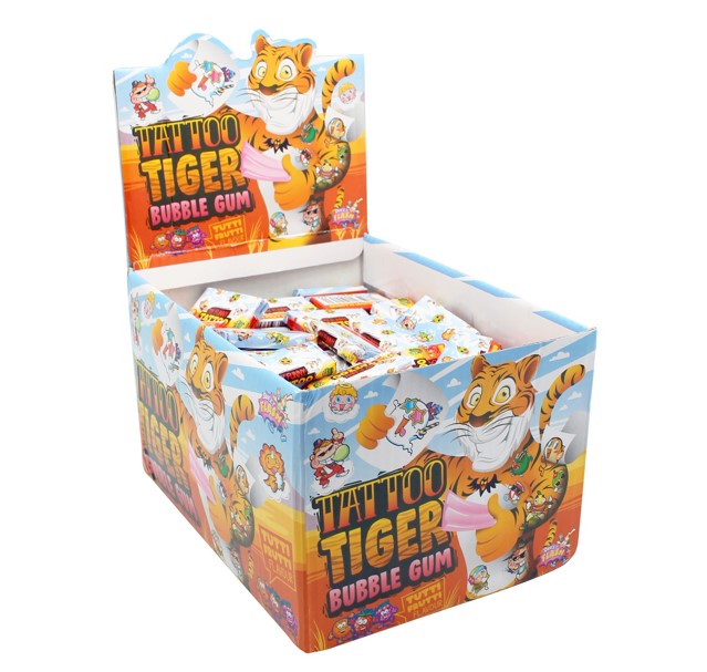 TATTOO TIGER BUBBLE GUM + TATTO
