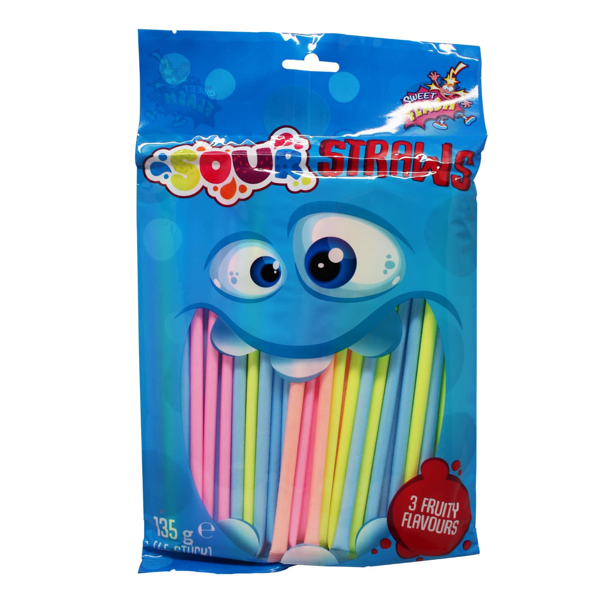 POWDER STRAWS IN BAG 45 stk à 3g - 24 stk salg i dispaly