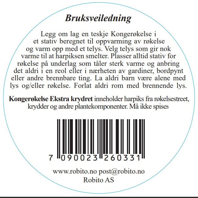 Røkelsestativ inkl. 6 bokser røkelse