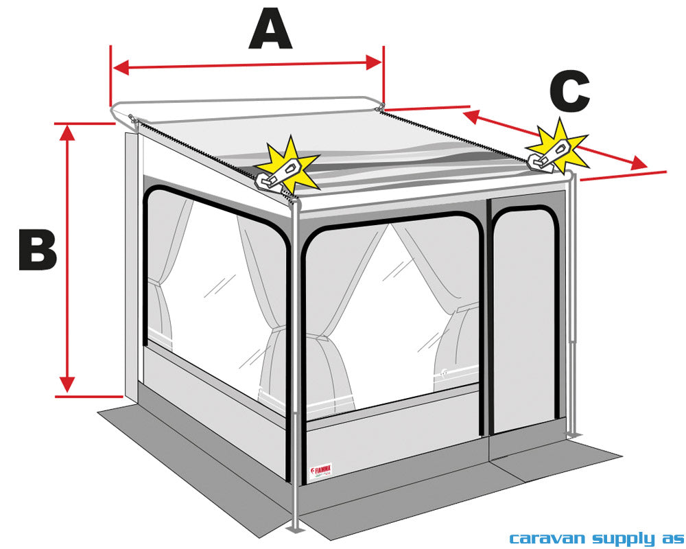 MARKISE CARAVANSTORE ZIP XL 280 ROYAL GREY