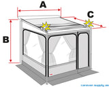 MARKISE CARAVANSTORE ZIP XL 280 ROYAL GREY