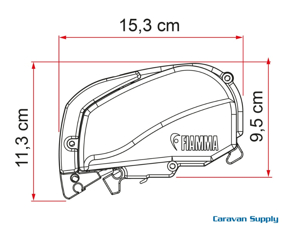 MARKISE F80S DUCATO 400 SVART BOKS ROYAL GREY