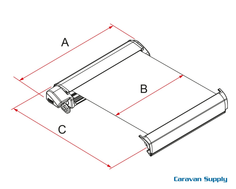 MARKISE F80S DUCATO 400 SVART BOKS ROYAL GREY
