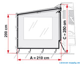 SIDEVEGG SIDE W M/VINDU