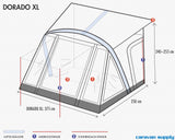 TELT WESTFIELD DORADO 375 XL INKL. AAS