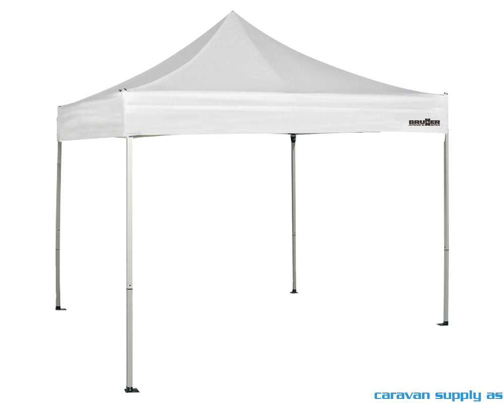 PARTYTELT BRUNNER ZEBO ENJOY 3X3M HVIT