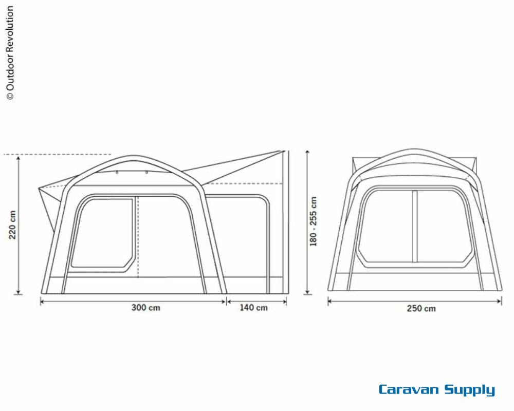 BAK TELT FRITTSTÅENDE MOVELITE DUCATO STAND ALONE