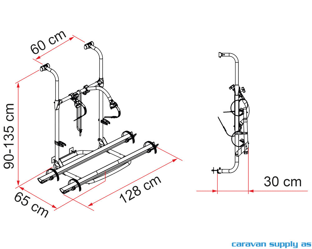 SYKKELSTATIV CARRY BIKE PRO HYMER/DETHLEFFS