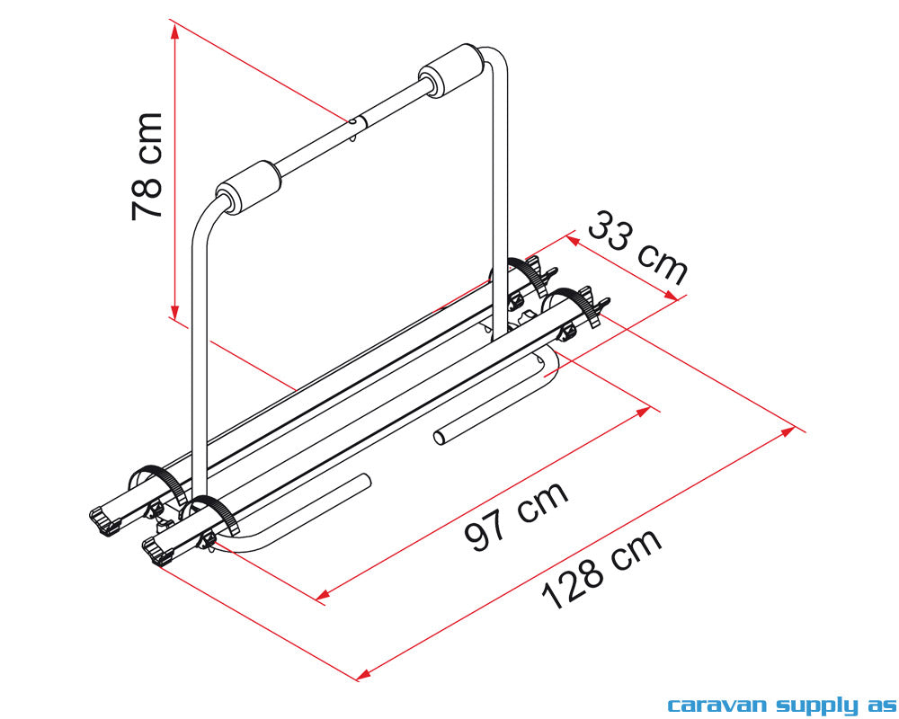 SYKKELSTATIV CARRY BIKE CARAVAN XL A