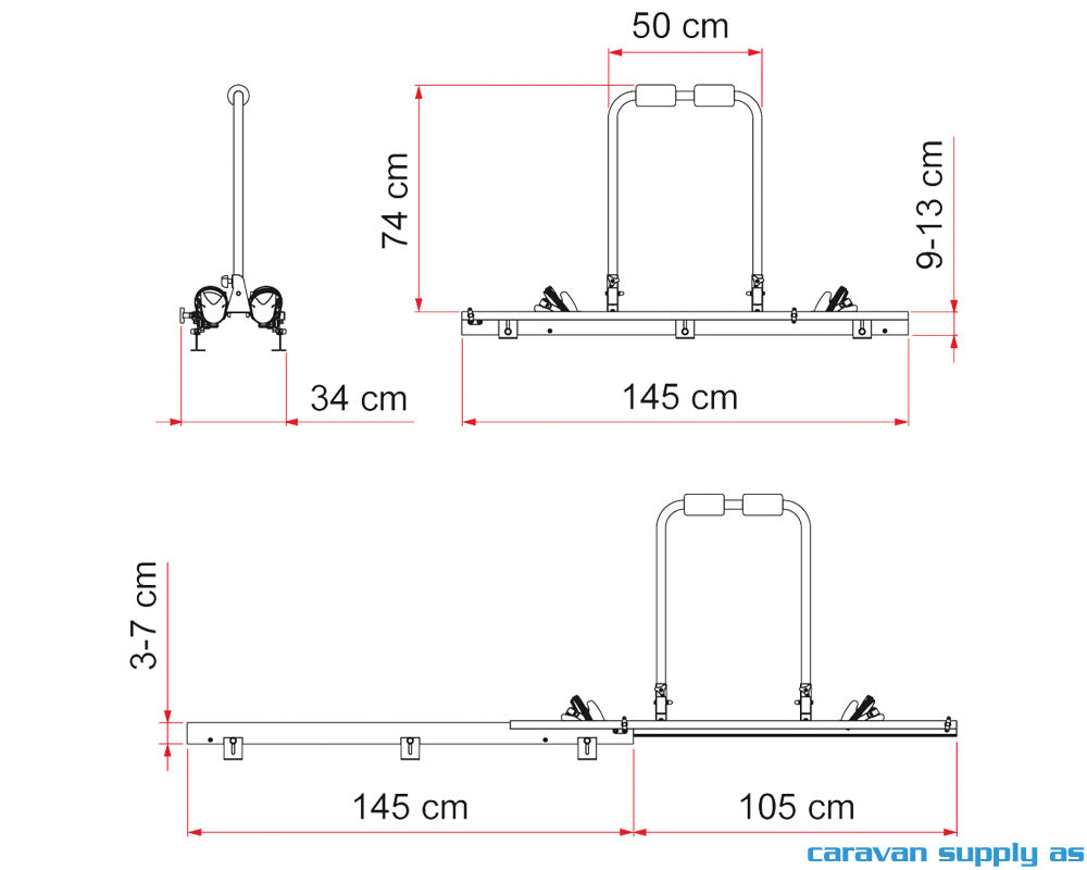 SYKKELSTATIV CARRY BIKE GARAGE SLIDE PRO BIKE