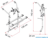 SYKKELSTATIV CARRY BIKE VW T5 ETTER 07/2003
