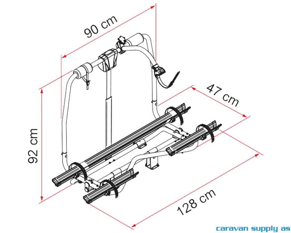 SYKKELSTATIV CARRY BIKE CARAVAN ACTIVE