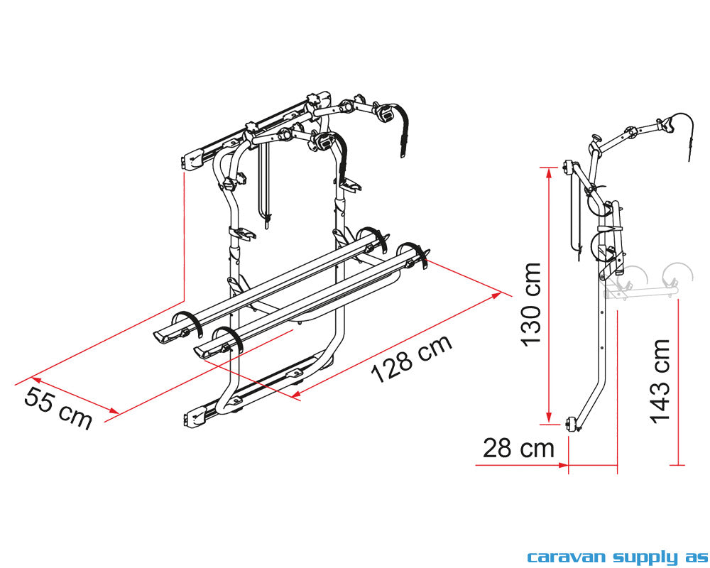 SYKKELSTATIV CARRY BIKE 200 DJ DUCATO FRA 2006
