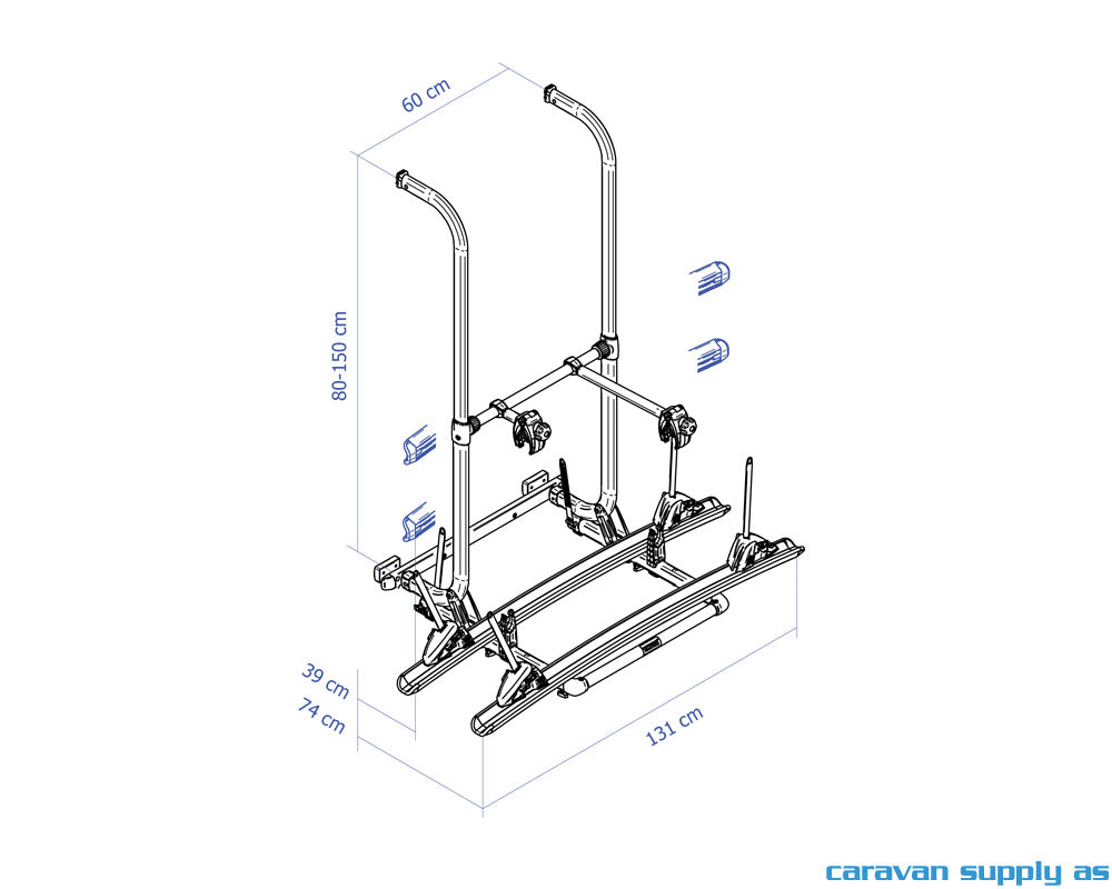 SYKKELSTATIV THULE ELITE G2 HYMER 306562